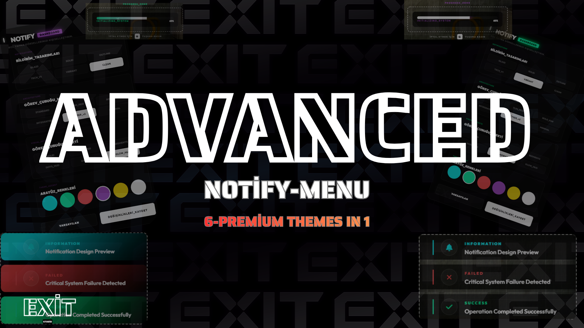 Advanced Notify & Progressbar · Open Source