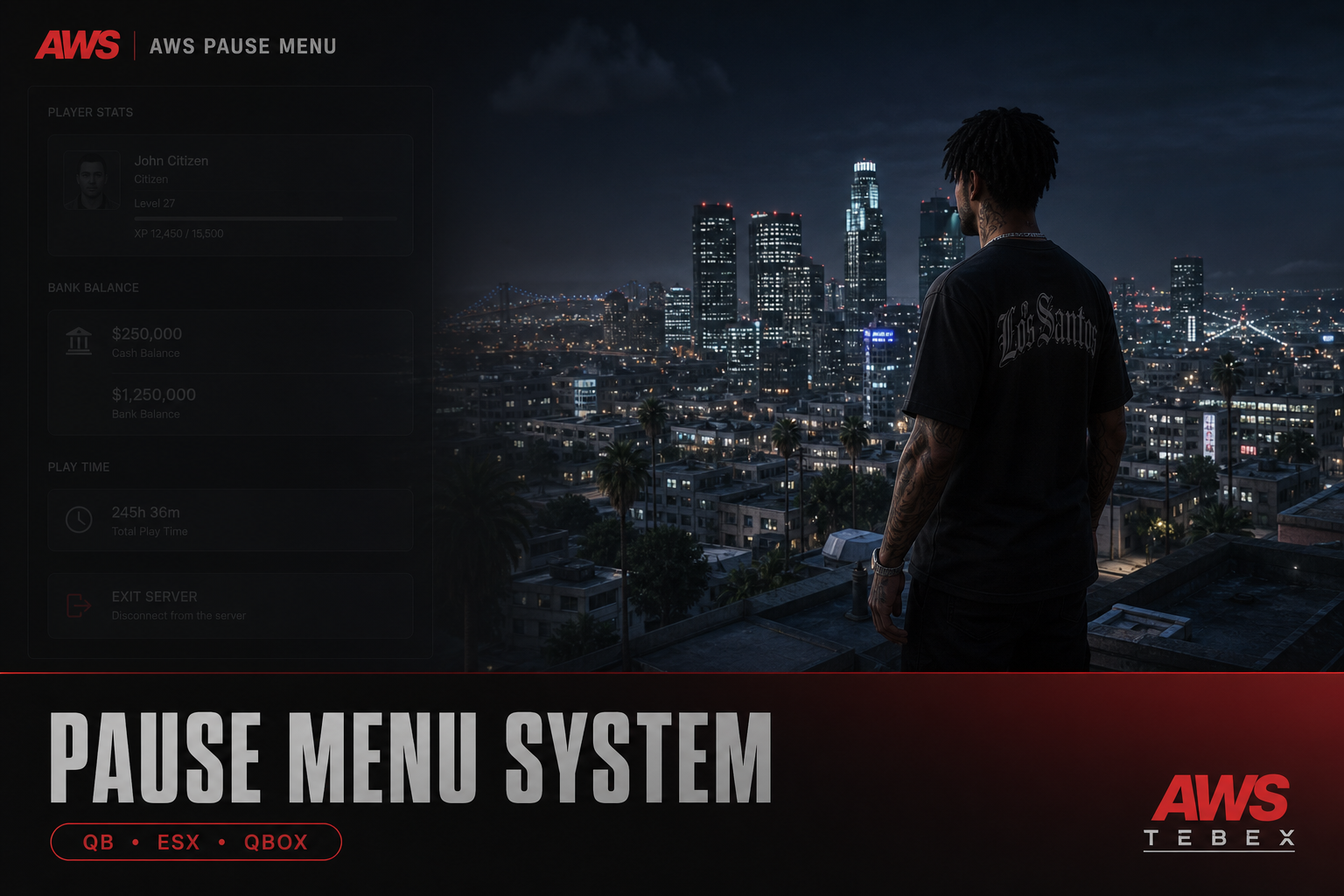 AWS Pause Menu · Open Source