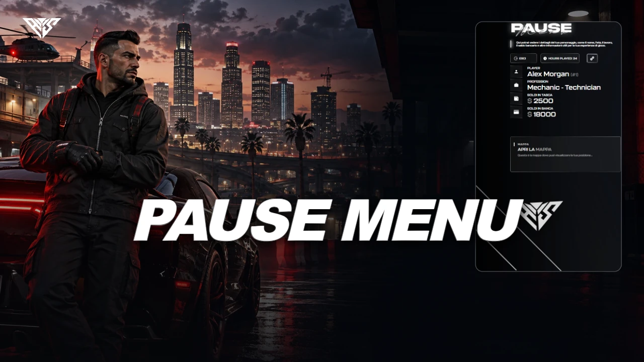 AWS Pause Menu illustrated cover 