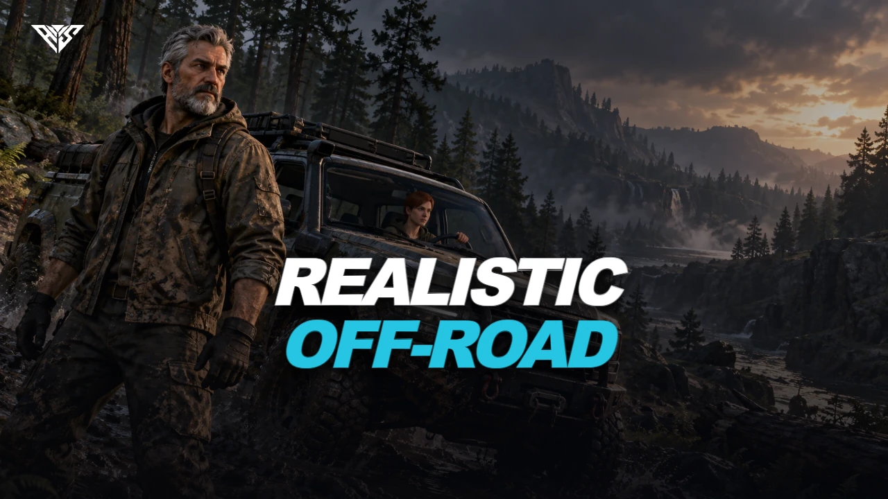 AWS Realistic Off-Road illustrated cover 
