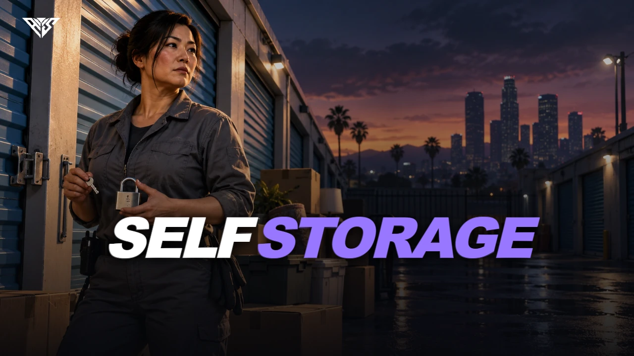 AWS Self Storage illustrated cover 
