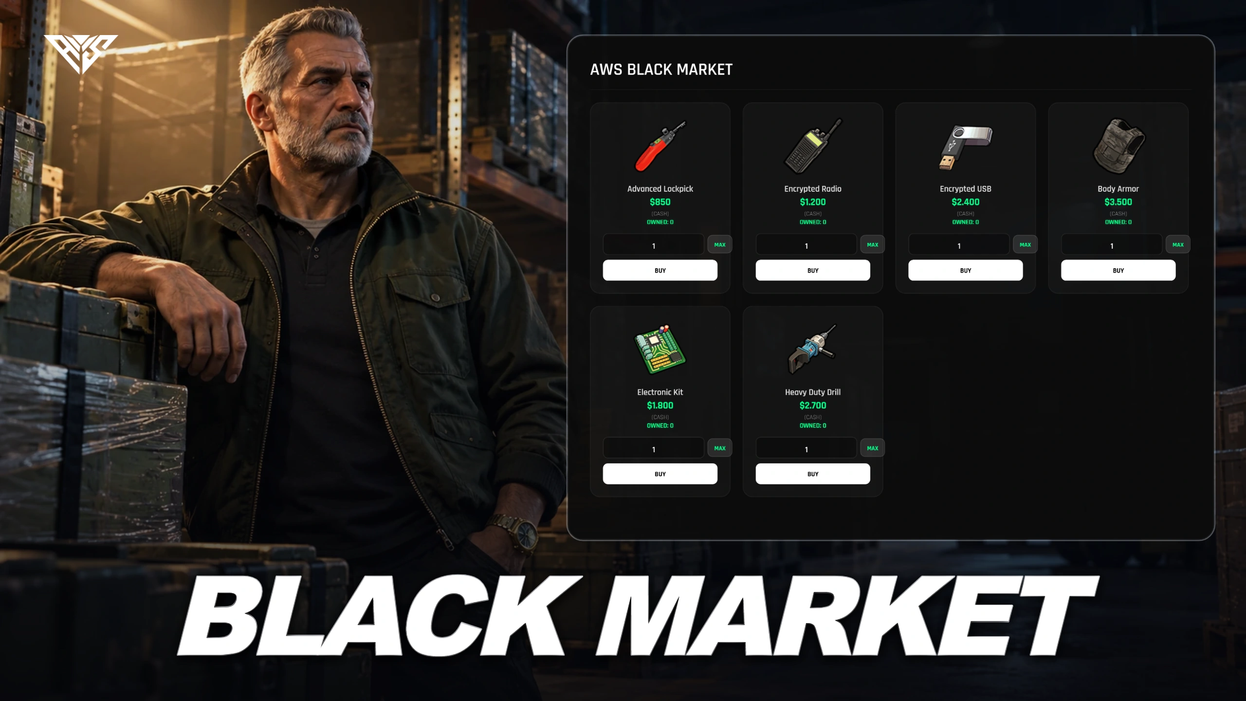 AWS Black Market illustrated cover 