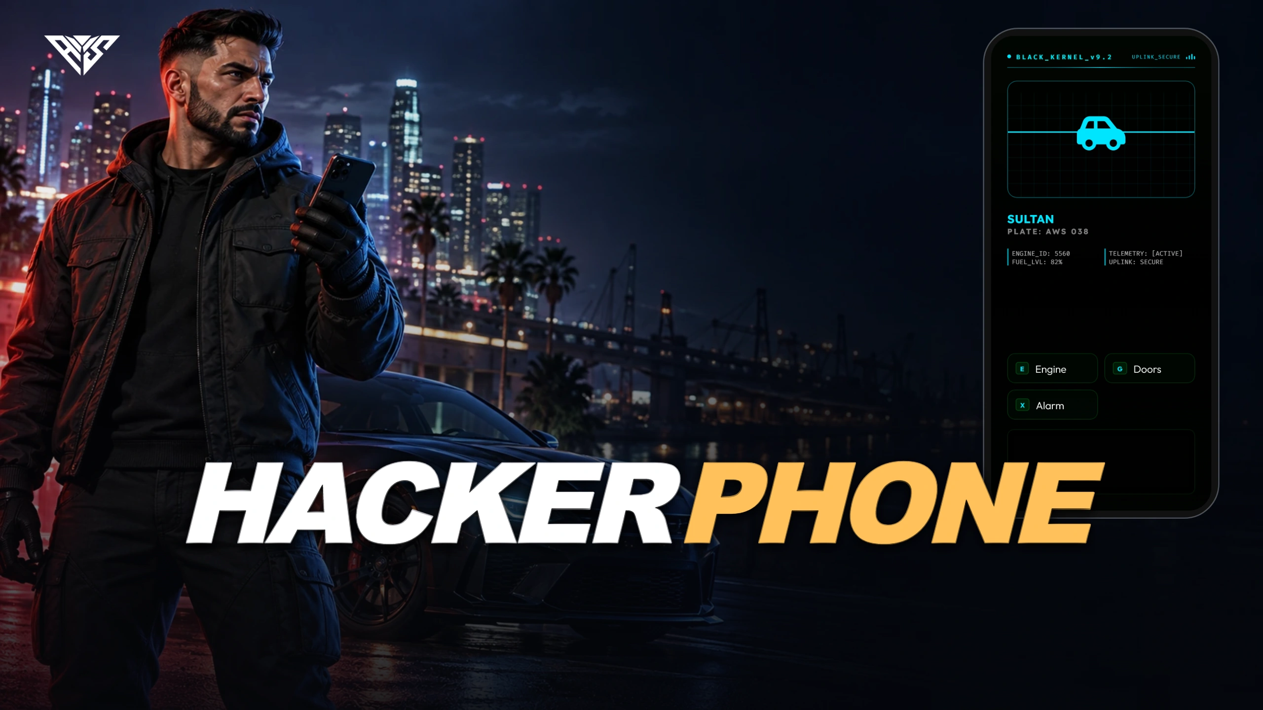 AWS Hacker Phone illustrated cover 