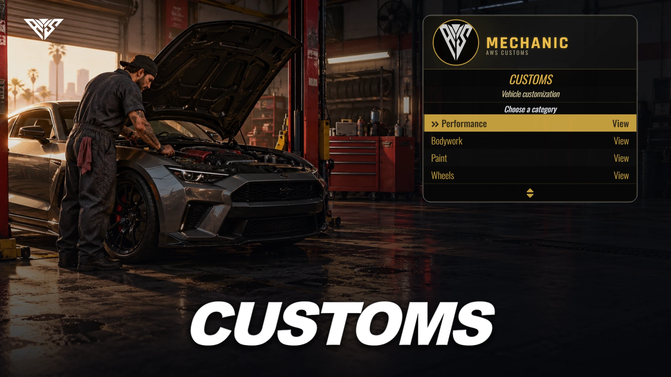 AWS Customs illustrated cover 