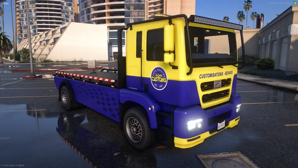 MTL Dune flat bed recovery truck — view 10
