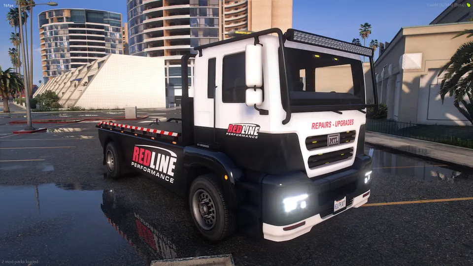 MTL Dune flat bed recovery truck — view 12